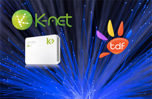 Fiber operator K-Net will market its packages on all TDF fiber networks